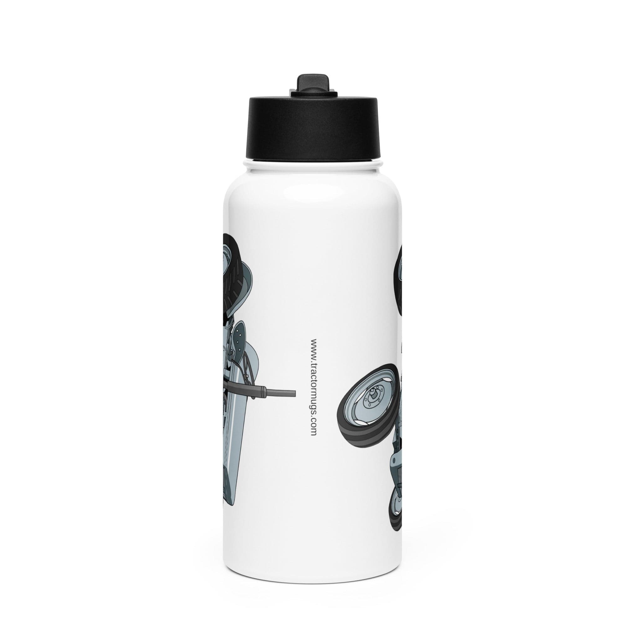 The Tractor Mugs Store Ferguson TE 20 | Stainless steel water bottle with a straw lid Quality Farmers Merch