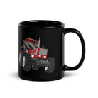 The Tractor Mugs Store FIAT 1880 4WD | Black Glossy Mug Quality Farmers Merch