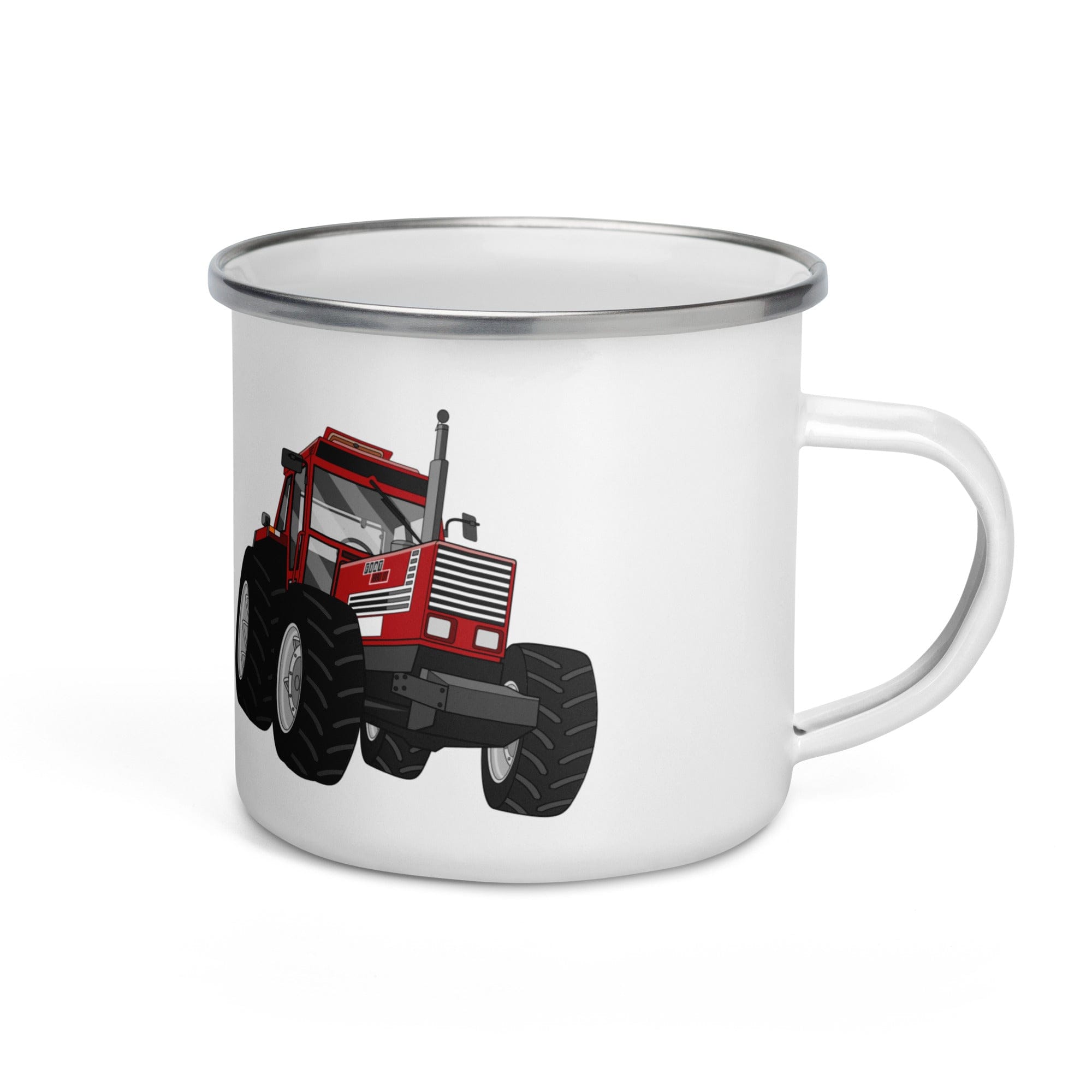 The Tractor Mugs Store FIAT 1880 4WD | Enamel Mug Quality Farmers Merch