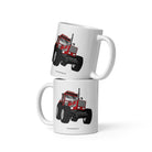 The Tractor Mugs Store FIAT 1880 4WD | White glossy mug Quality Farmers Merch