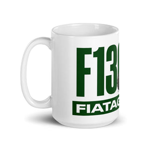 The Tractor Mugs Store FIATAGRI F130 | White Glossy Mug Quality Farmers Merch