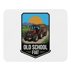 The Tractor Mugs Store FIATAGRI F140 OLD SCHOOL FIAT Bright | Mouse Mat Quality Farmers Merch
