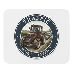 The Tractor Mugs Store FIATAGRI F140 TRAFFIC WHAT TRAFFIC? Engraving | Mouse Mat Quality Farmers Merch
