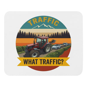 The Tractor Mugs Store FIATAGRI F140 TRAFFIC WHAT TRAFFIC? Outdoor | Mouse Mat Quality Farmers Merch