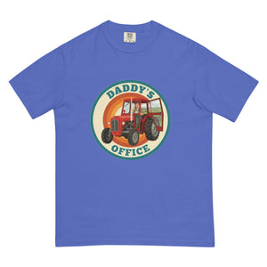 The Tractor Mugs Store Flo Blue Massey Ferguson 35X DADDY'S OFFICE Retro | Unisex Premium T-shirt Quality Farmers Merch