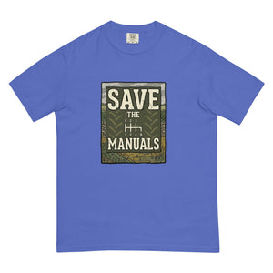 The Tractor Mugs Store Flo Blue / S Save The Manuals | Unisex Premium T-shirt Quality Farmers Merch