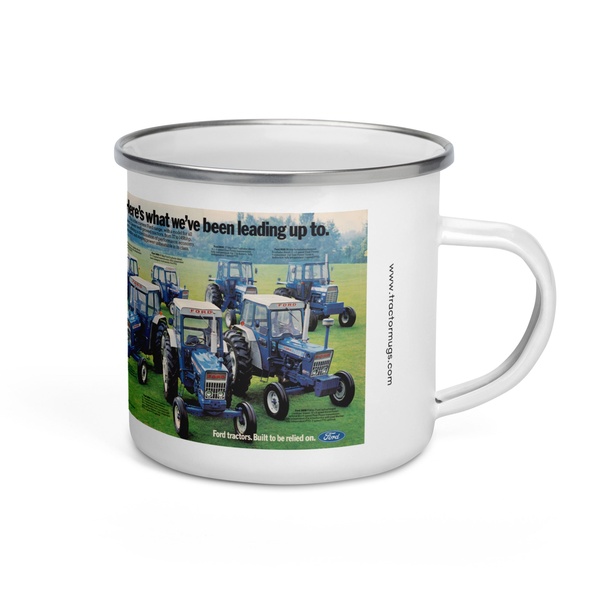 The Tractor Mugs Store Ford '000 Series Advert | Enamel Mug Quality Farmers Merch