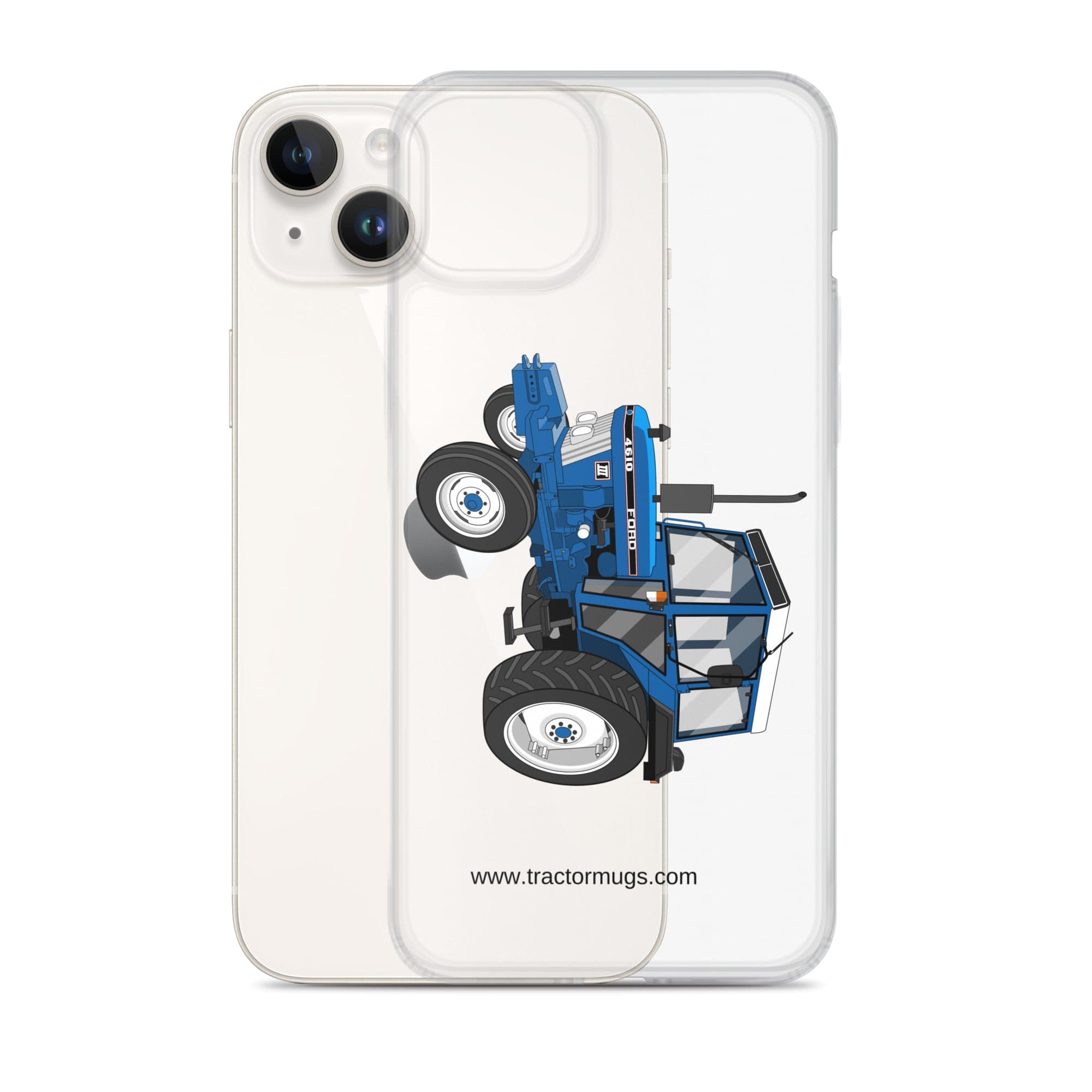 The Tractor Mugs Store Ford 4610 2WD | Clear Case for iPhone® Quality Farmers Merch