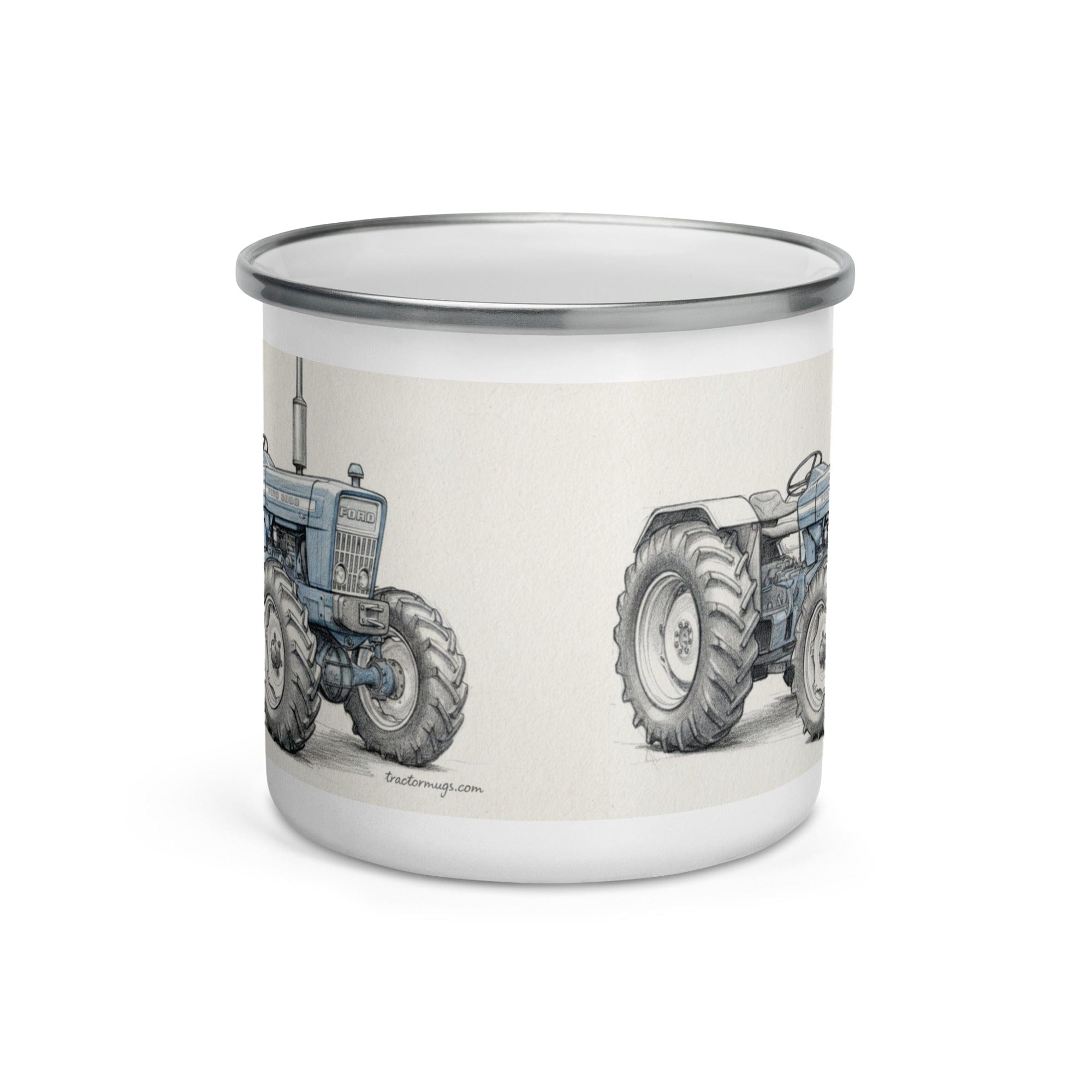 The Tractor Mugs Store Ford 5000 4WD | Enamel Mug Quality Farmers Merch