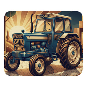 The Tractor Mugs Store Ford 5000 | Art Deco Mouse pad Quality Farmers Merch
