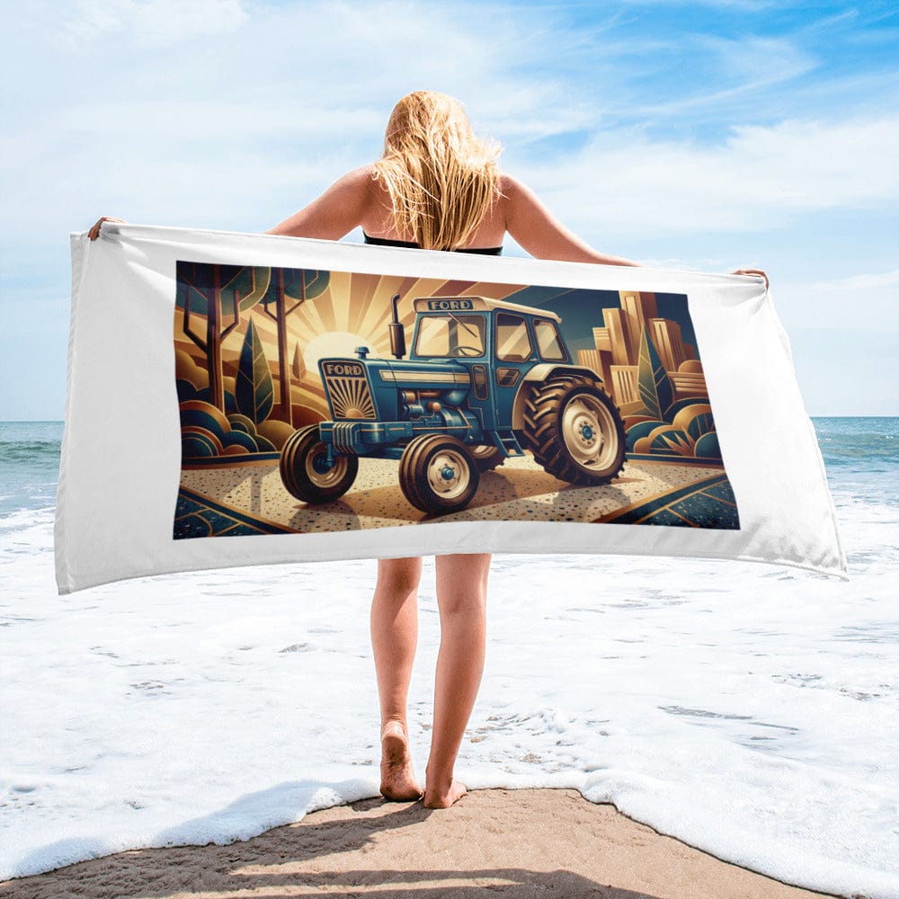 The Tractor Mugs Store Ford 5000 | Art Deco Towel Quality Farmers Merch