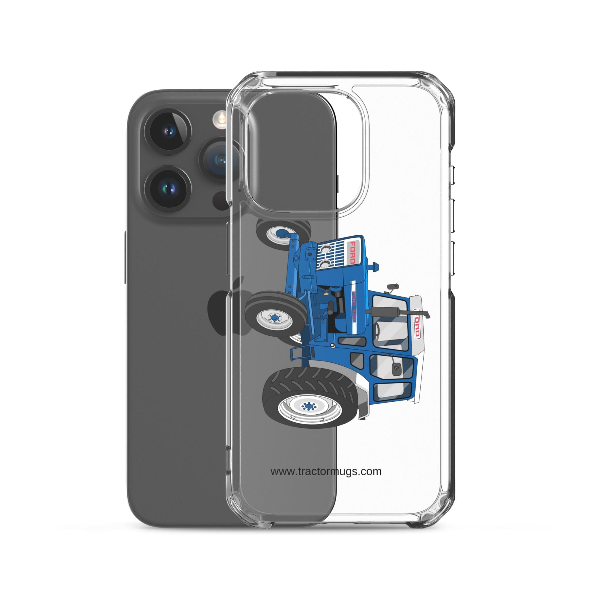 The Tractor Mugs Store Ford 5000  | Clear Case for iPhone® Quality Farmers Merch