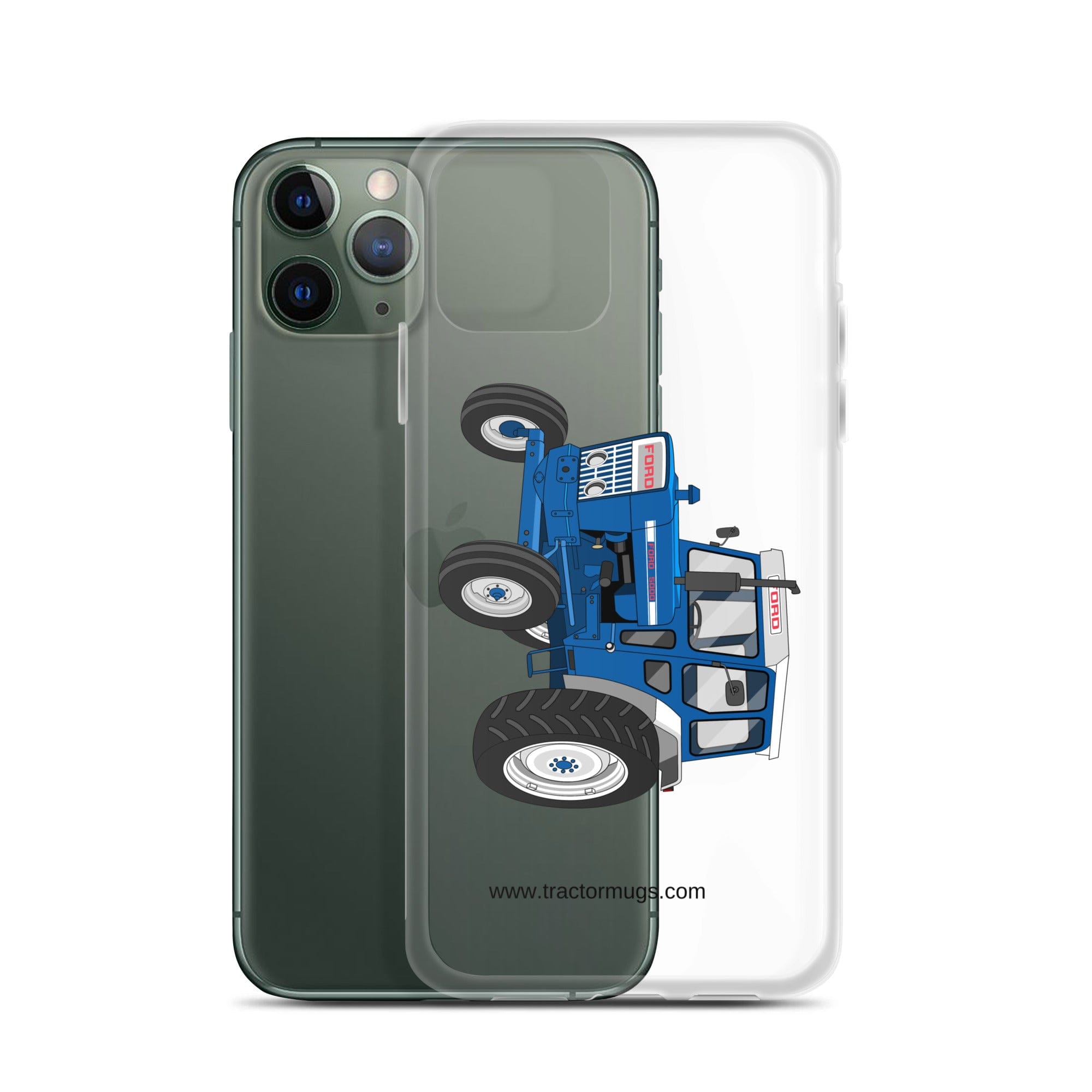 The Tractor Mugs Store Ford 5000  | Clear Case for iPhone® Quality Farmers Merch