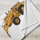 The Tractor Mugs Store Ford 550 Backhoe | Throw Blanket Quality Farmers Merch