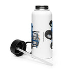 The Tractor Mugs Store Ford 5610  | Stainless steel water bottle with a straw lid Quality Farmers Merch