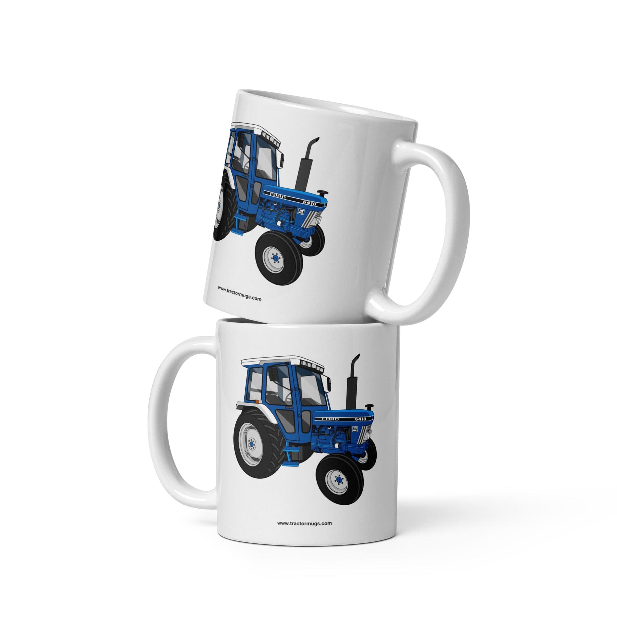 The Tractor Mugs Store Ford 6410 2WD | White glossy mug Quality Farmers Merch