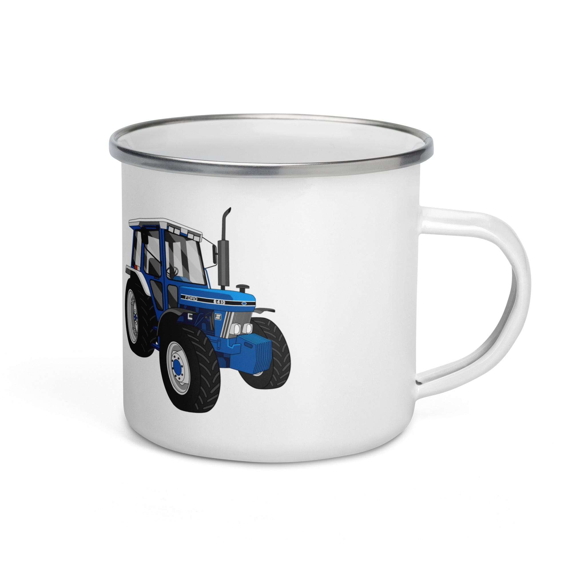 The Tractor Mugs Store Ford 6410 4WD | Enamel Mug Quality Farmers Merch