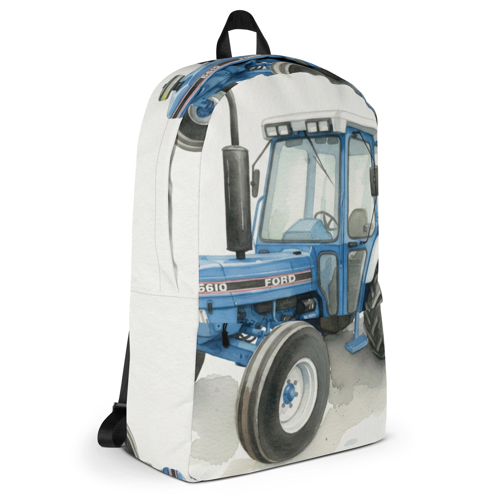The Tractor Mugs Store Ford 6610 2WD Water Colour | Backpack Quality Farmers Merch