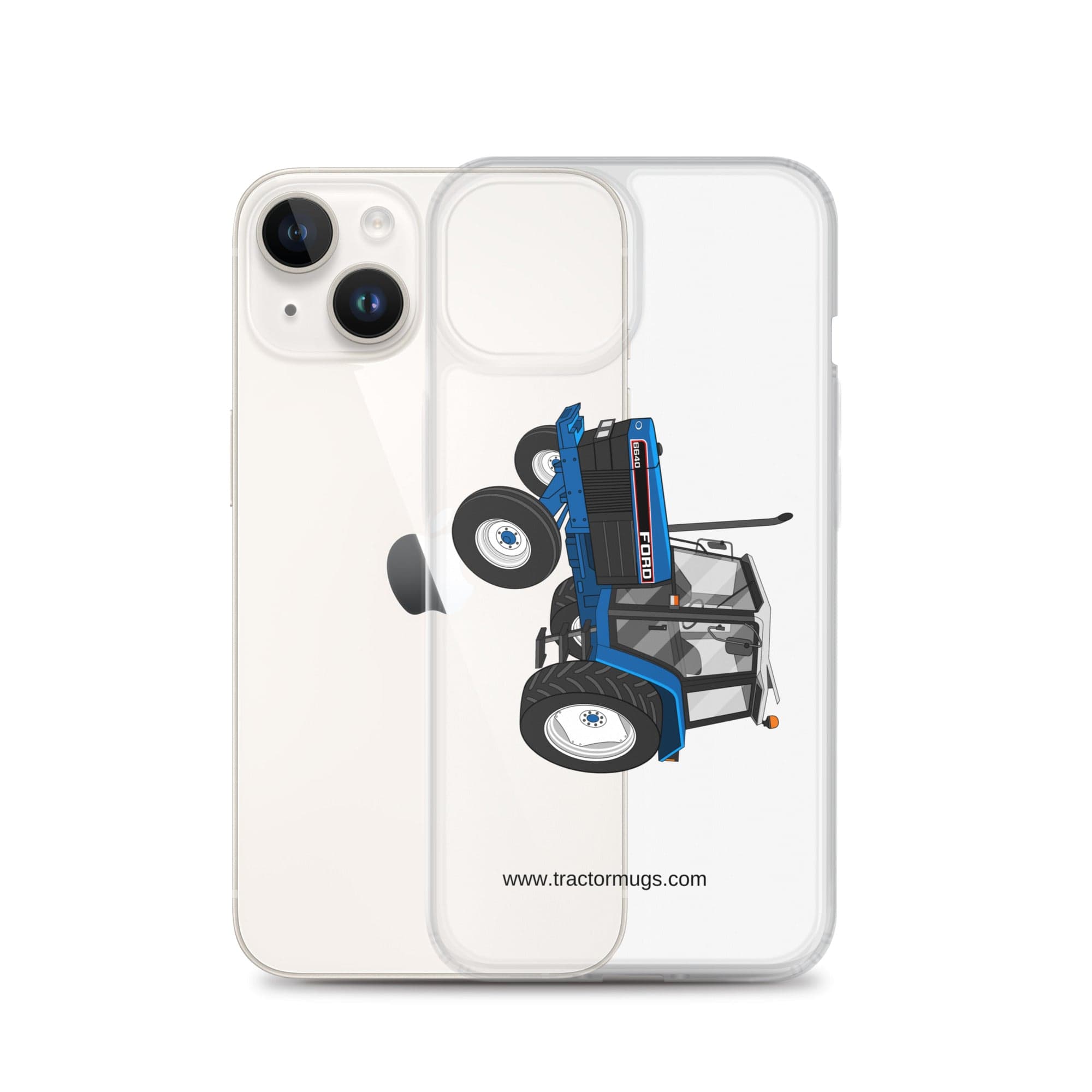 The Tractor Mugs Store Ford 6640 2WD | Clear Case for iPhone® Quality Farmers Merch