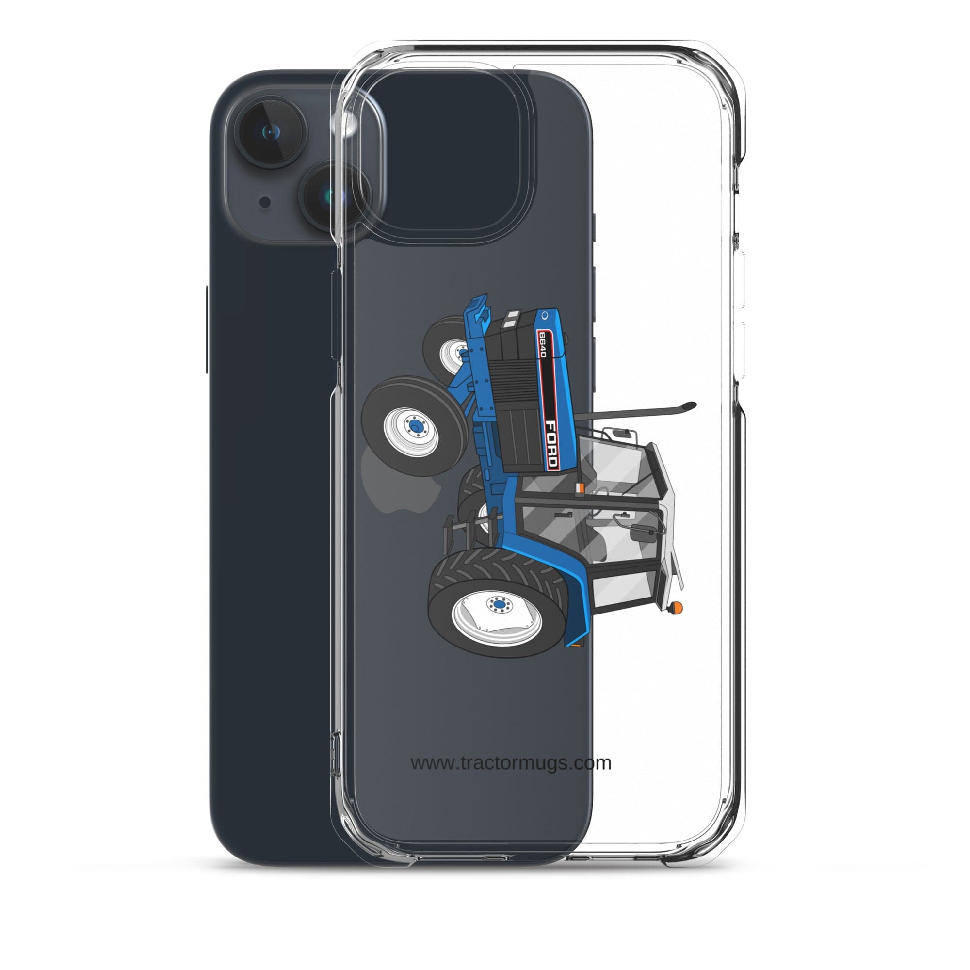 The Tractor Mugs Store Ford 6640 2WD | Clear Case for iPhone® Quality Farmers Merch