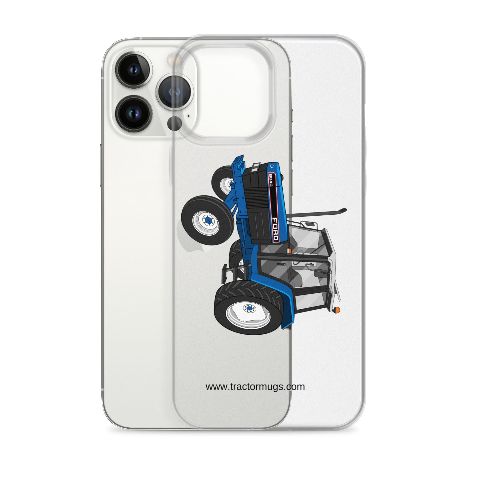 The Tractor Mugs Store Ford 6640 2WD | Clear Case for iPhone® Quality Farmers Merch