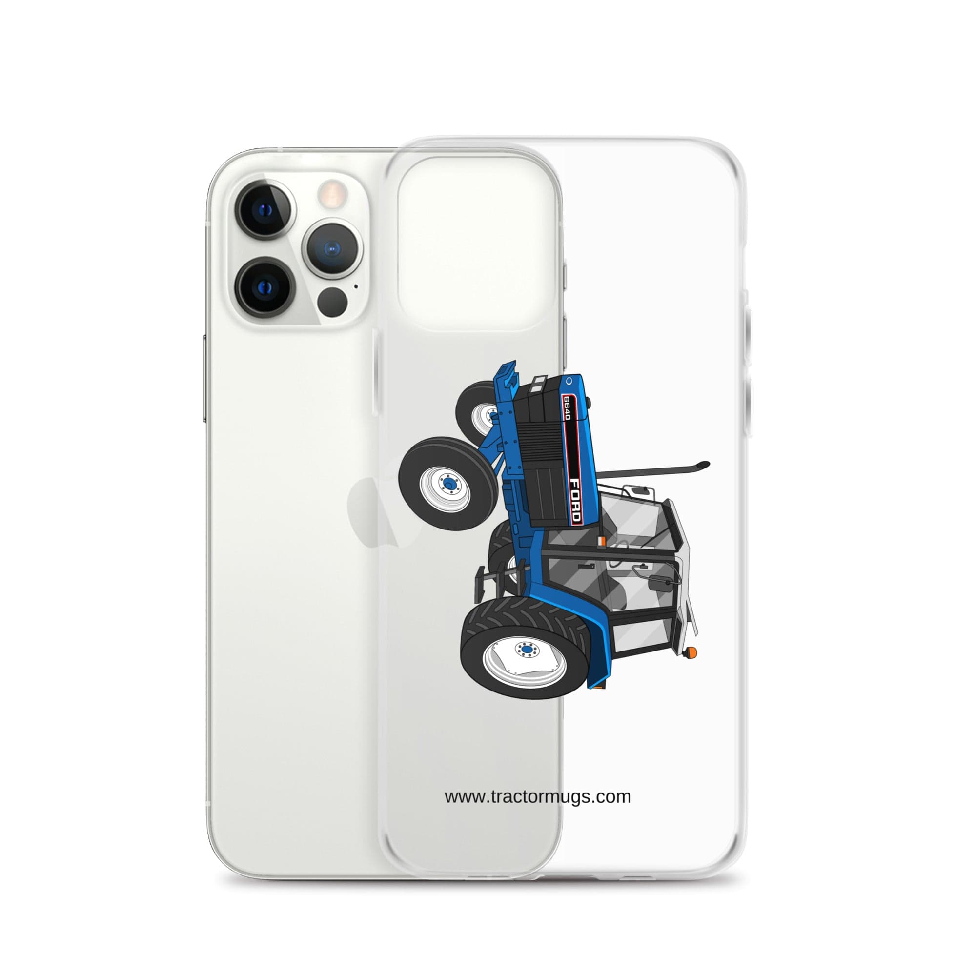 The Tractor Mugs Store Ford 6640 2WD | Clear Case for iPhone® Quality Farmers Merch