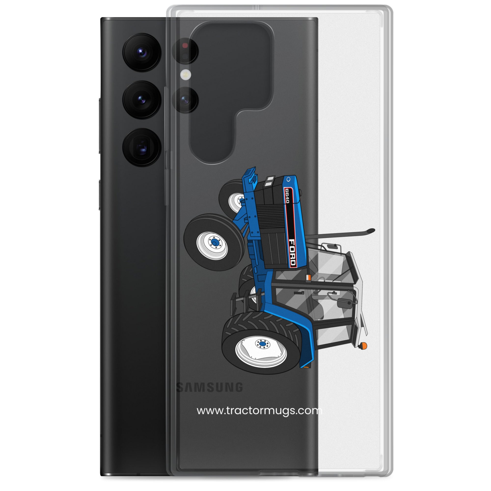 The Tractor Mugs Store Ford 6640 2WD | Clear Case for Samsung® Quality Farmers Merch