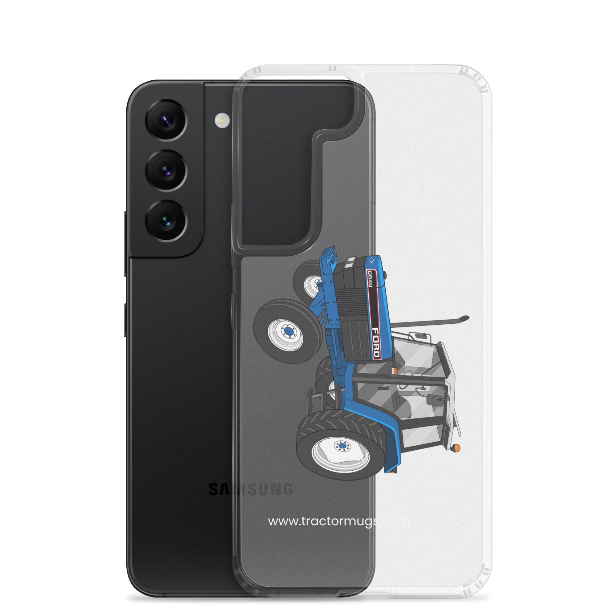 The Tractor Mugs Store Ford 6640 2WD | Clear Case for Samsung® Quality Farmers Merch