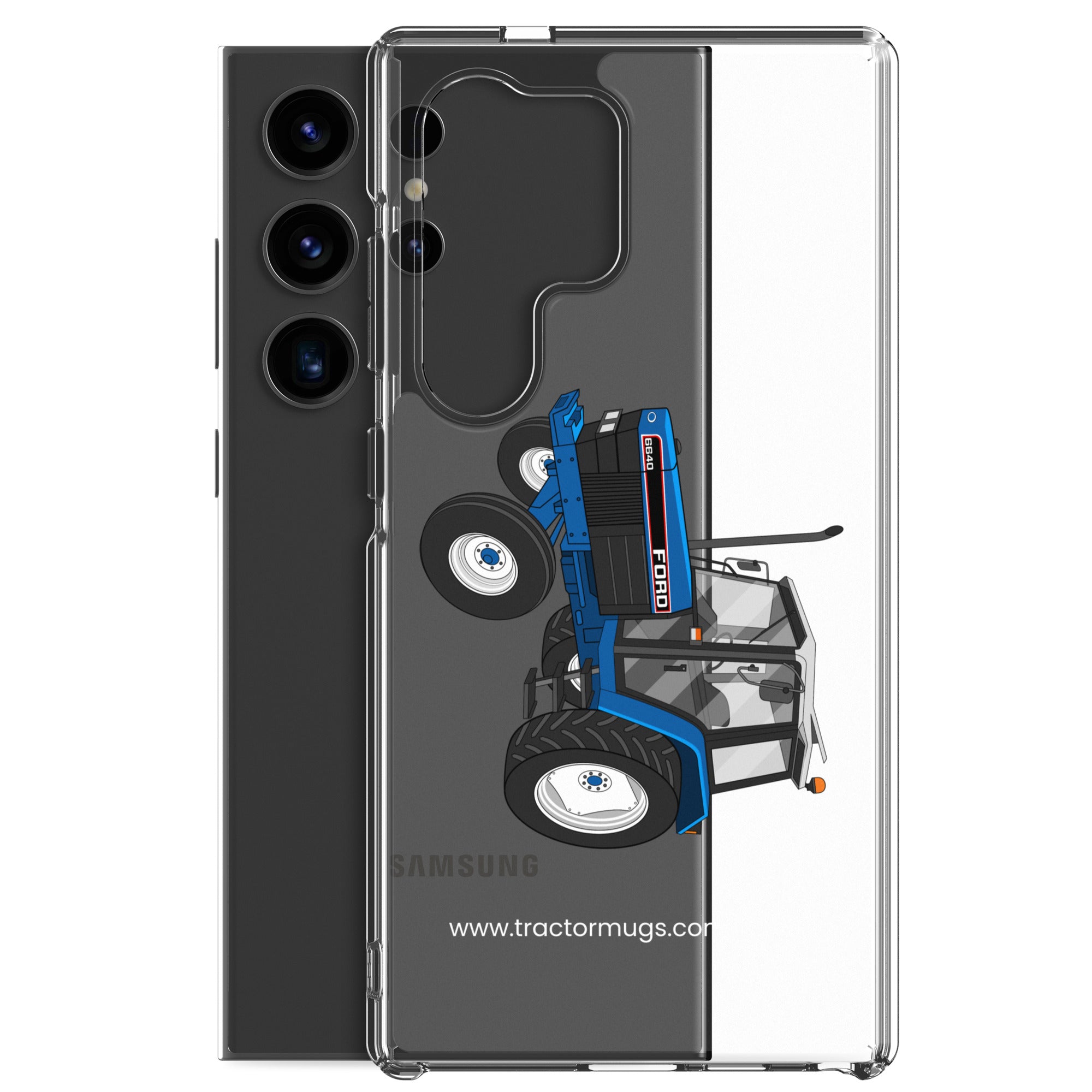 The Tractor Mugs Store Ford 6640 2WD | Clear Case for Samsung® Quality Farmers Merch