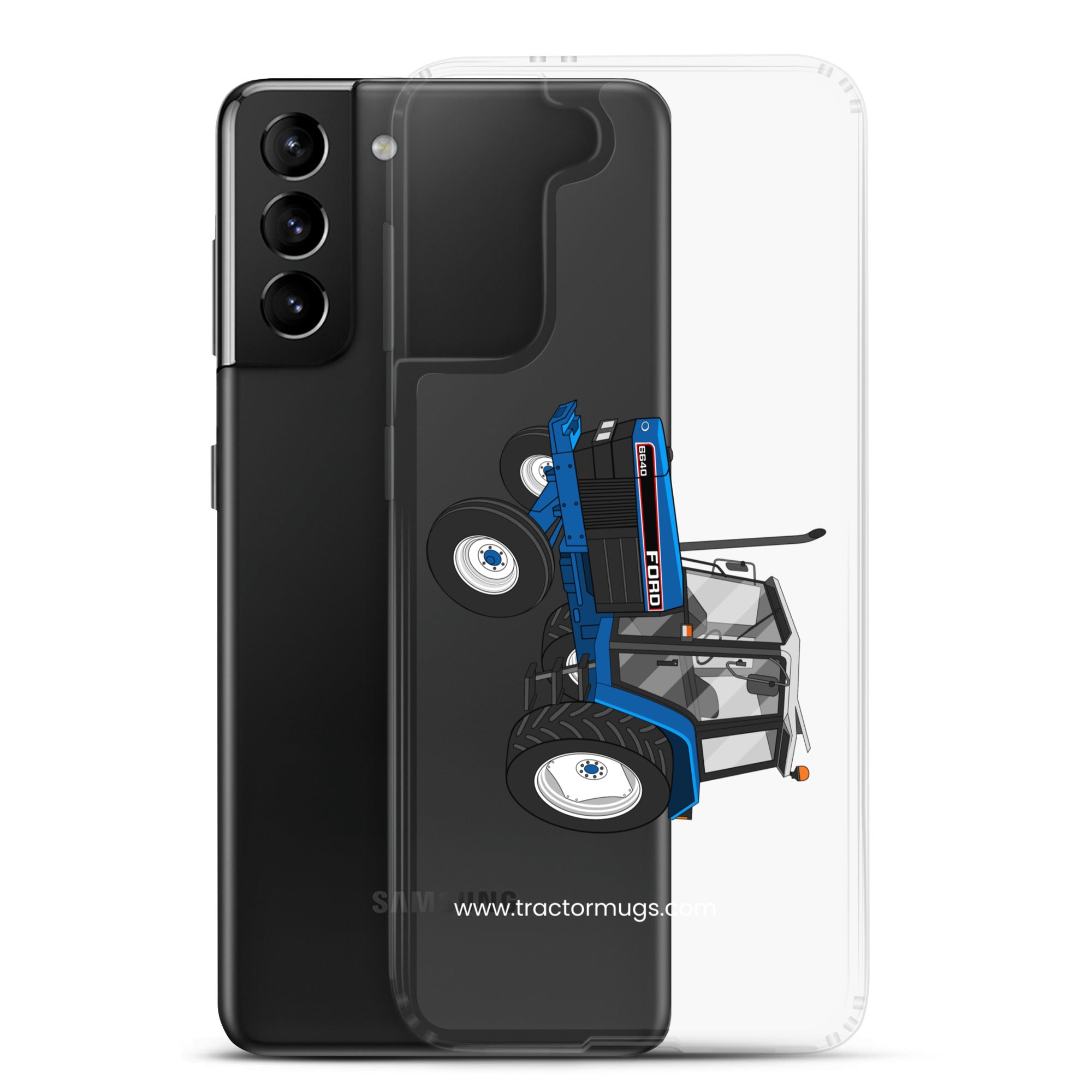 The Tractor Mugs Store Ford 6640 2WD | Clear Case for Samsung® Quality Farmers Merch