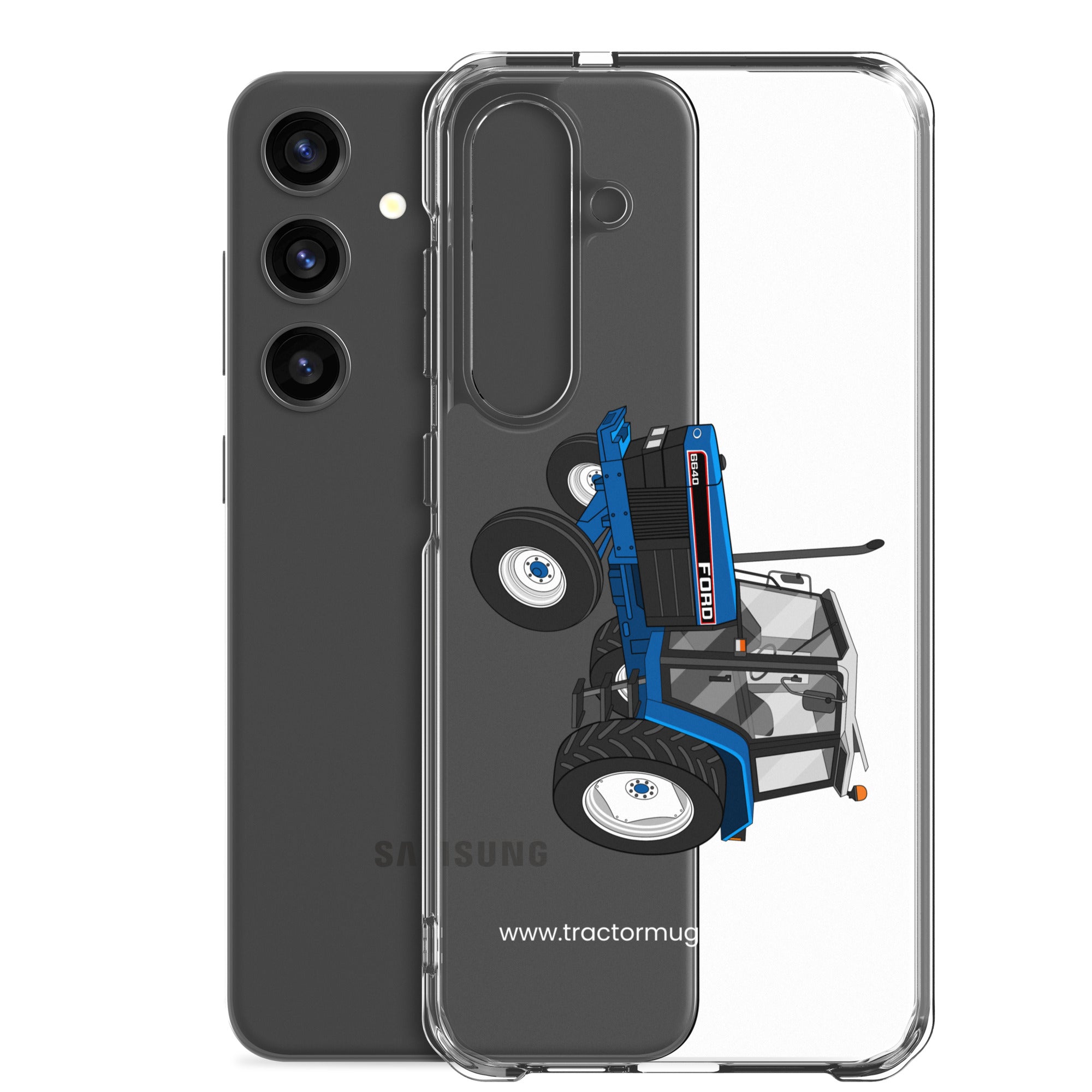 The Tractor Mugs Store Ford 6640 2WD | Clear Case for Samsung® Quality Farmers Merch