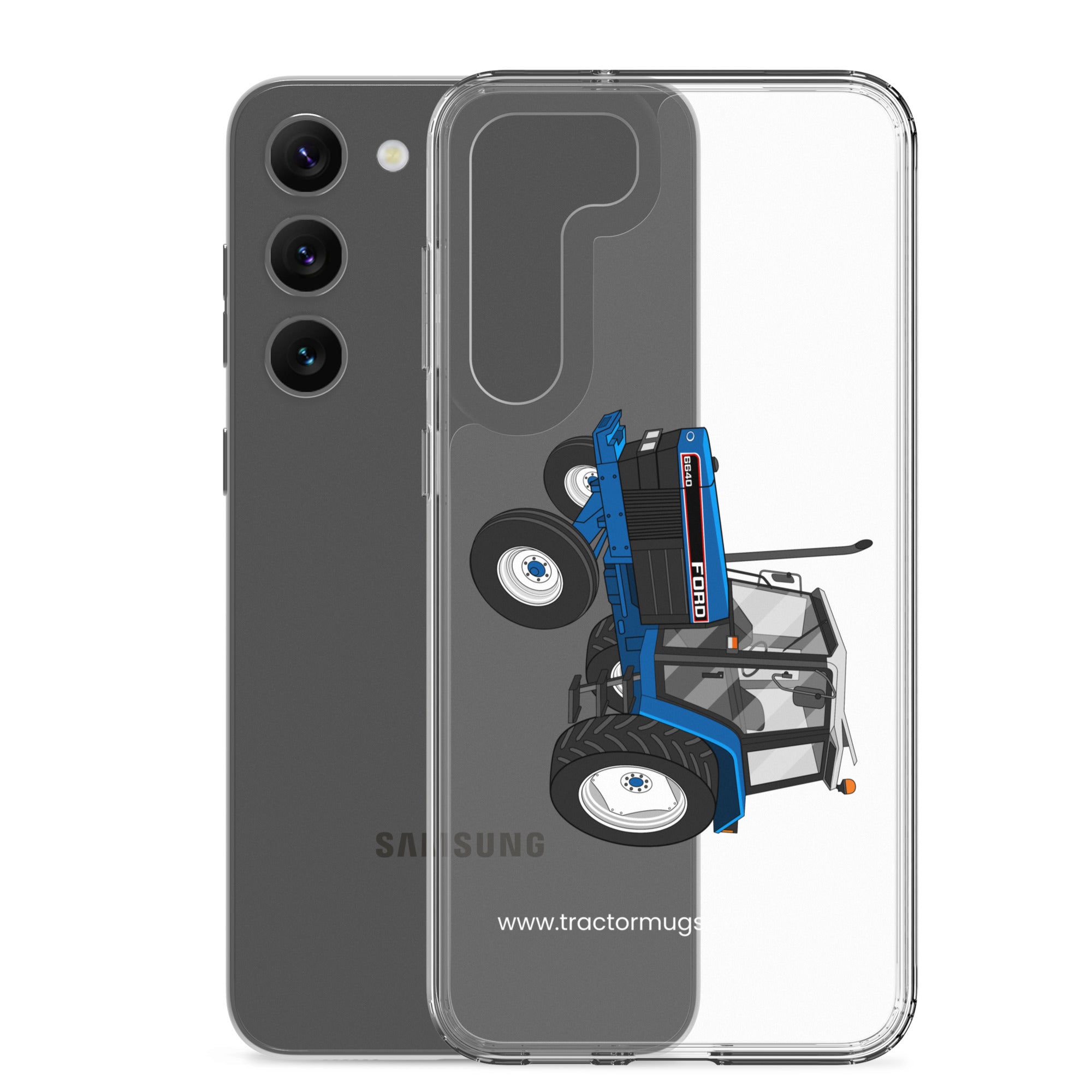 The Tractor Mugs Store Ford 6640 2WD | Clear Case for Samsung® Quality Farmers Merch