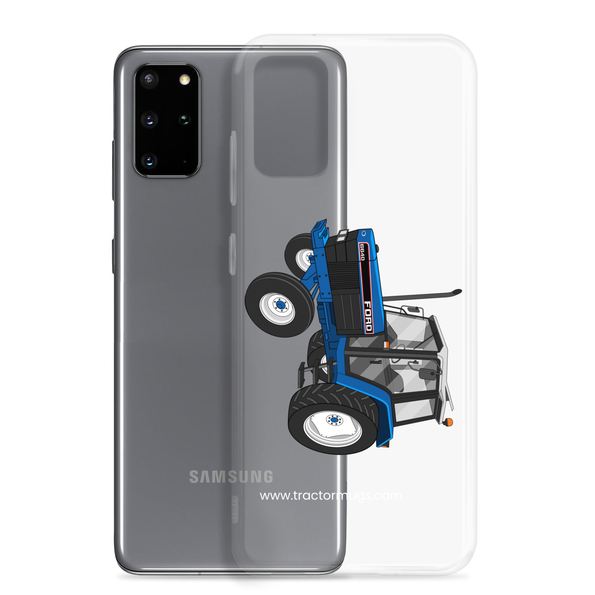 The Tractor Mugs Store Ford 6640 2WD | Clear Case for Samsung® Quality Farmers Merch