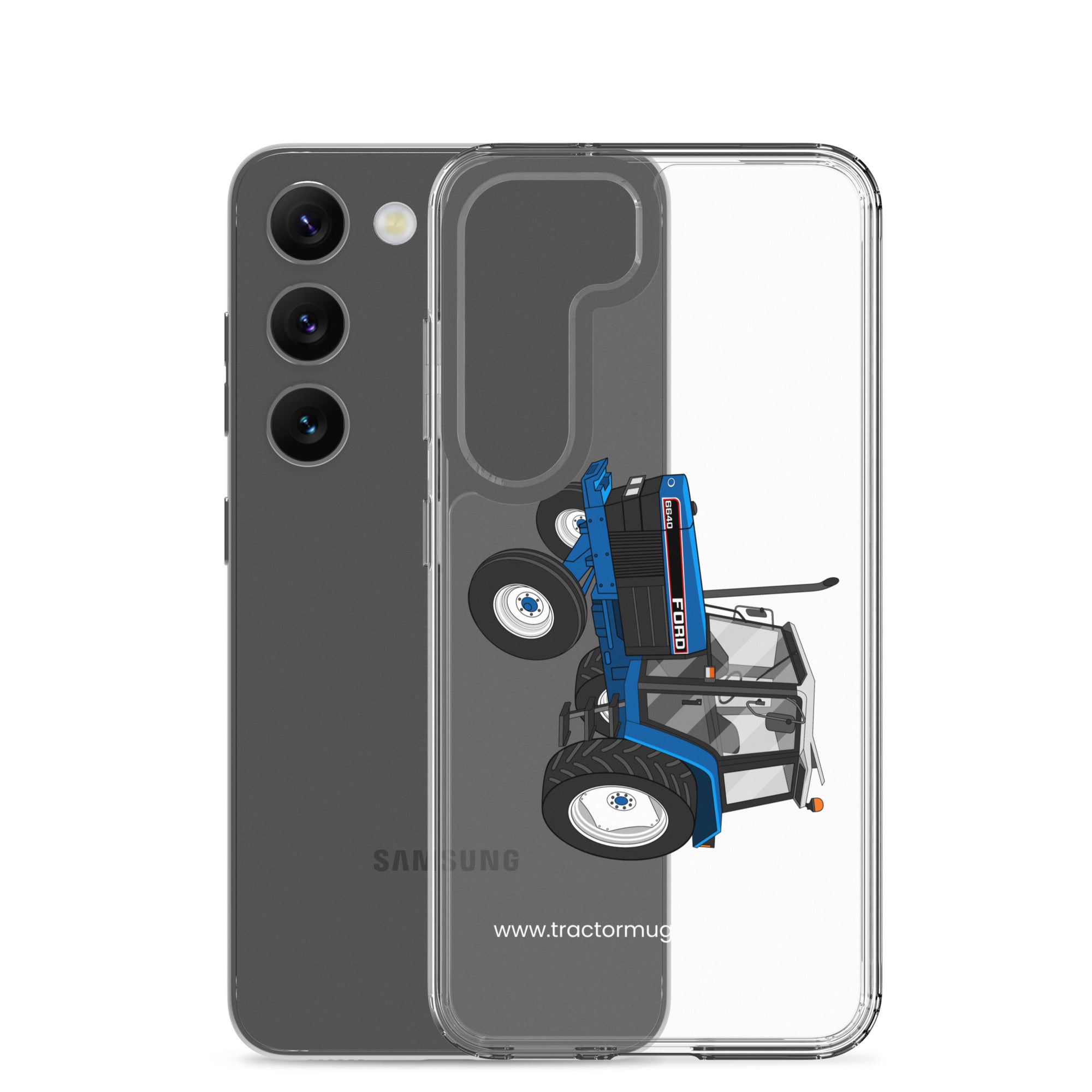 The Tractor Mugs Store Ford 6640 2WD | Clear Case for Samsung® Quality Farmers Merch