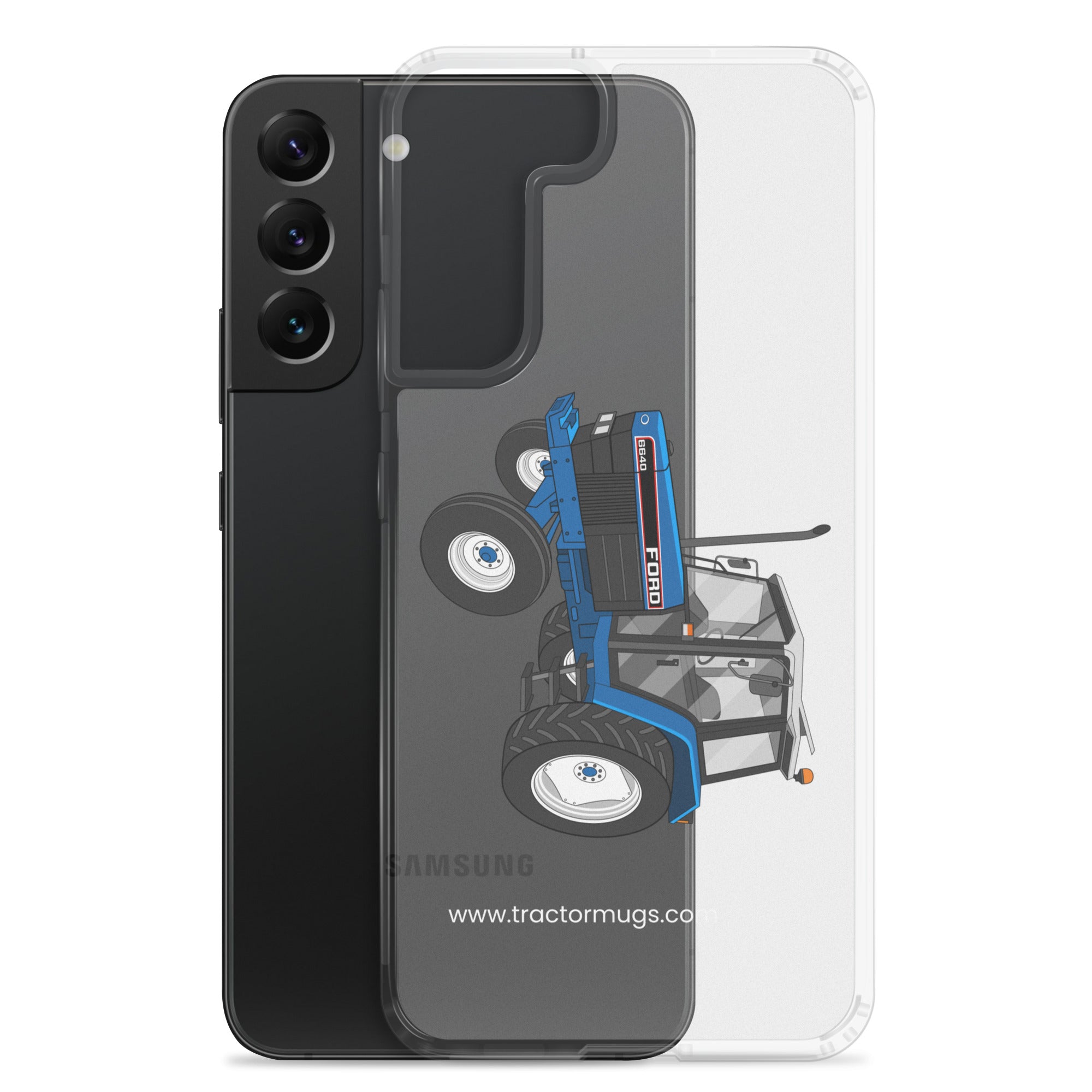 The Tractor Mugs Store Ford 6640 2WD | Clear Case for Samsung® Quality Farmers Merch