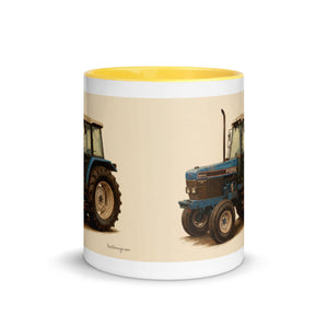 The Tractor Mugs Store Ford 6640 Oil-Painting | Mug with Color Inside Quality Farmers Merch