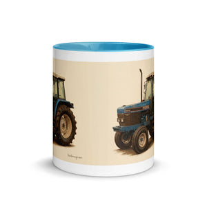 The Tractor Mugs Store Ford 6640 Oil-Painting | Mug with Color Inside Quality Farmers Merch