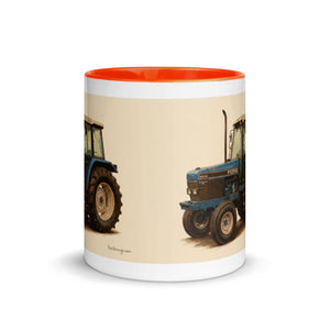 The Tractor Mugs Store Ford 6640 Oil-Painting | Mug with Color Inside Quality Farmers Merch