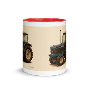 The Tractor Mugs Store Ford 6640 Oil-Painting | Mug with Color Inside Quality Farmers Merch