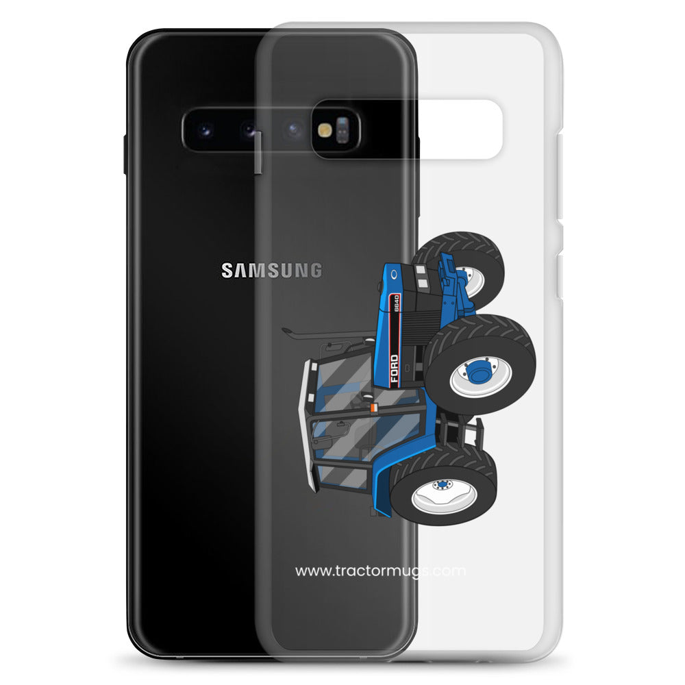 The Tractor Mugs Store Ford 6640 SE 4WD | Clear Case for Samsung® Quality Farmers Merch