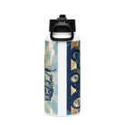 The Tractor Mugs Store Ford 6810 2WD | Art Deco Stainless steel water bottle with a straw lid Quality Farmers Merch