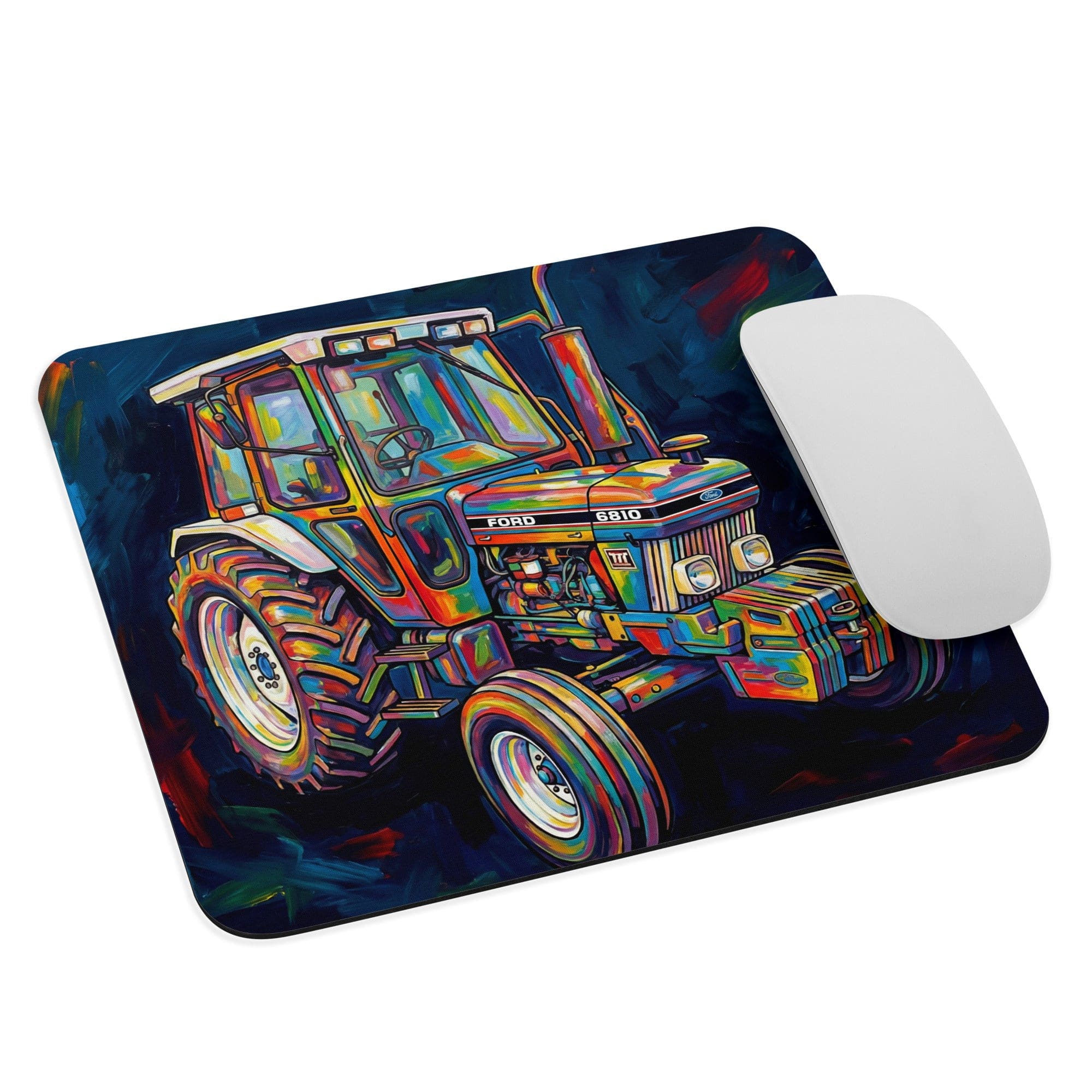 The Tractor Mugs Store Ford 6810 2WD | Splash Art Mouse pad Quality Farmers Merch