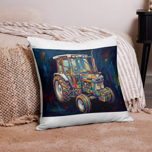 The Tractor Mugs Store Ford 6810 2WD | Splash Art Pillow Case Quality Farmers Merch