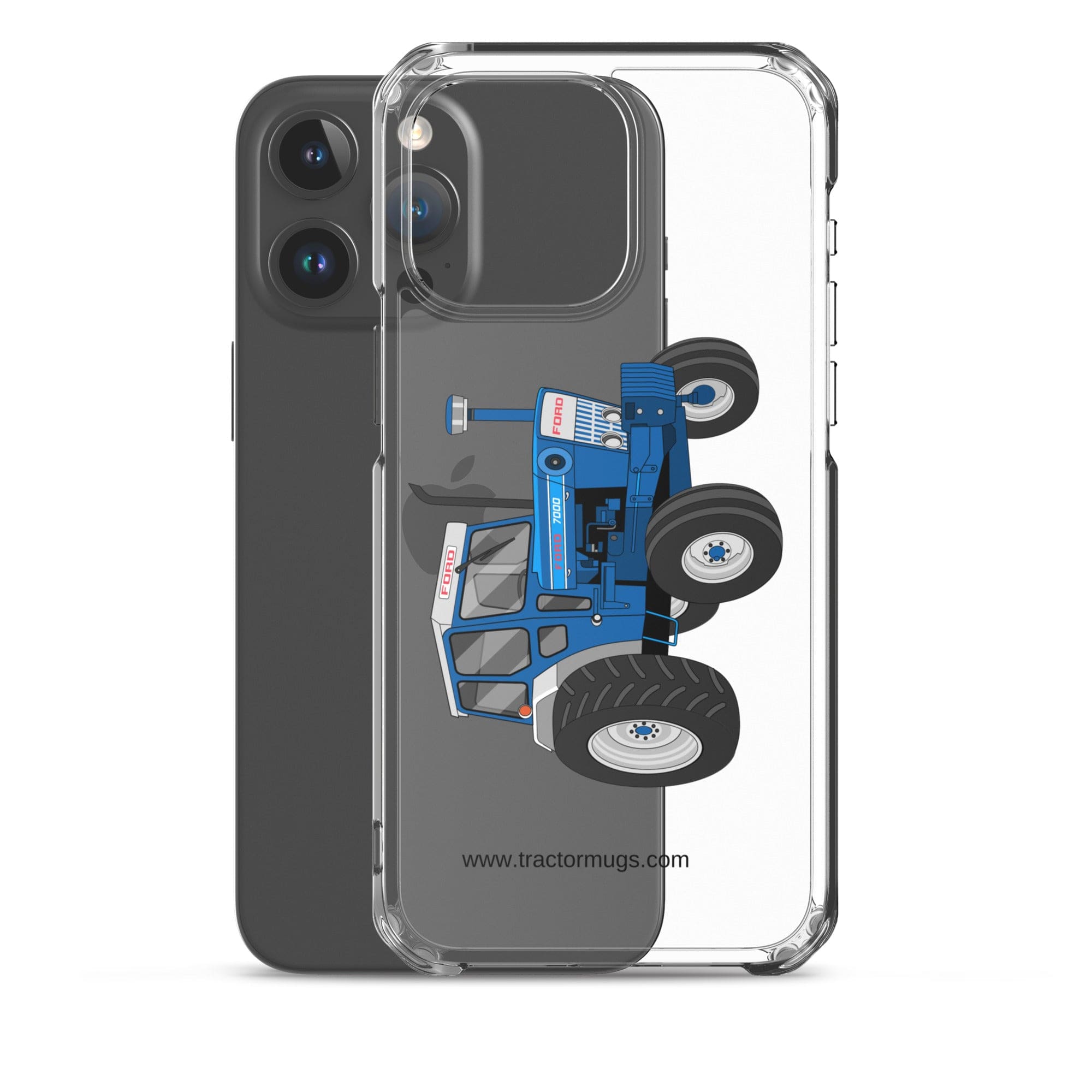 The Tractor Mugs Store Ford 7000  |  Clear Case for iPhone® Quality Farmers Merch