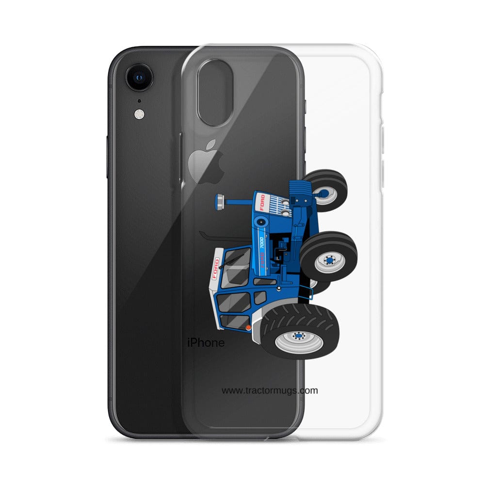 The Tractor Mugs Store Ford 7000  |  Clear Case for iPhone® Quality Farmers Merch