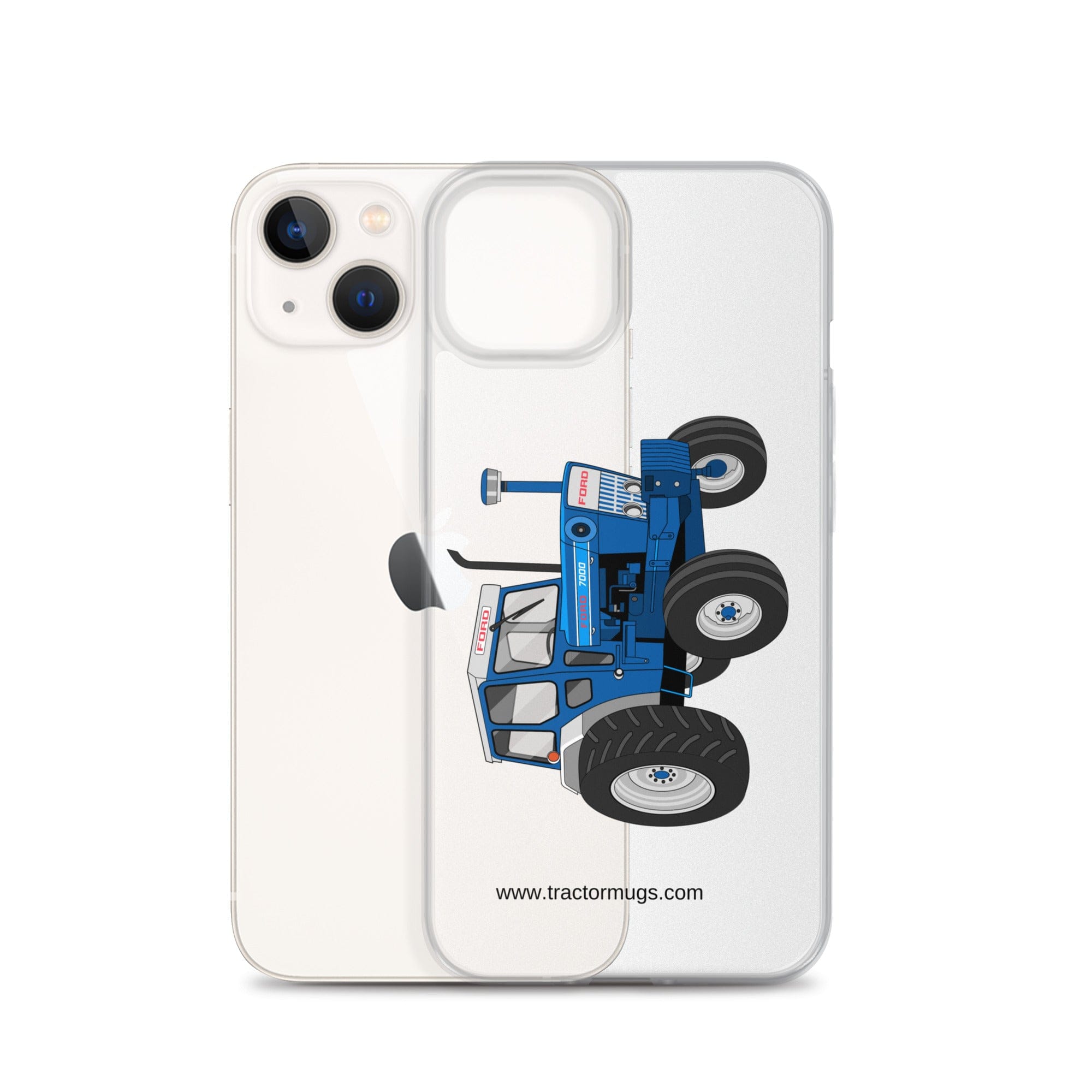 The Tractor Mugs Store Ford 7000  |  Clear Case for iPhone® Quality Farmers Merch