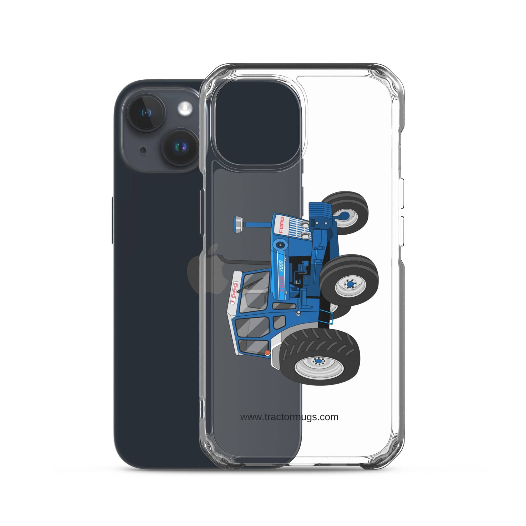 The Tractor Mugs Store Ford 7000  |  Clear Case for iPhone® Quality Farmers Merch