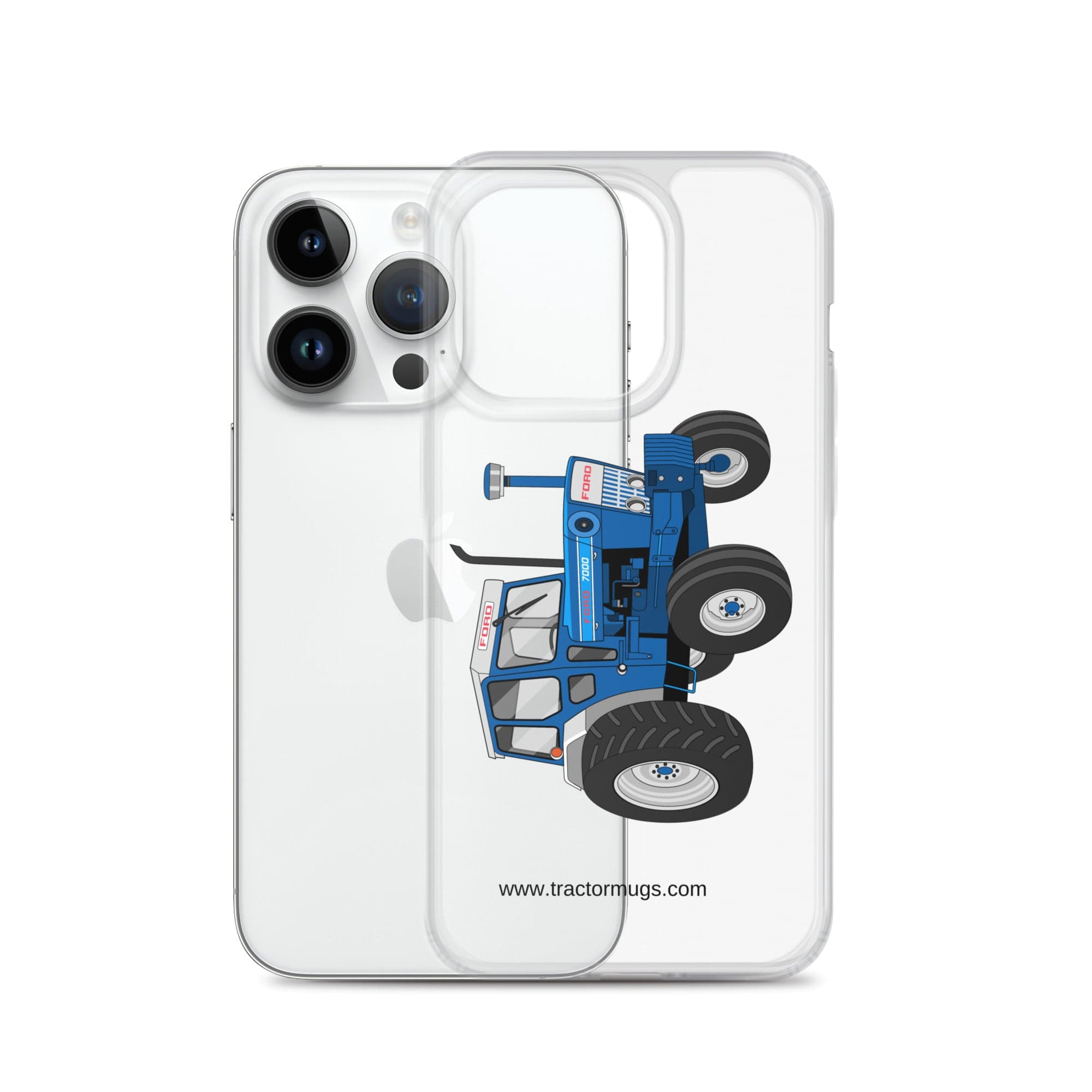 The Tractor Mugs Store Ford 7000  |  Clear Case for iPhone® Quality Farmers Merch