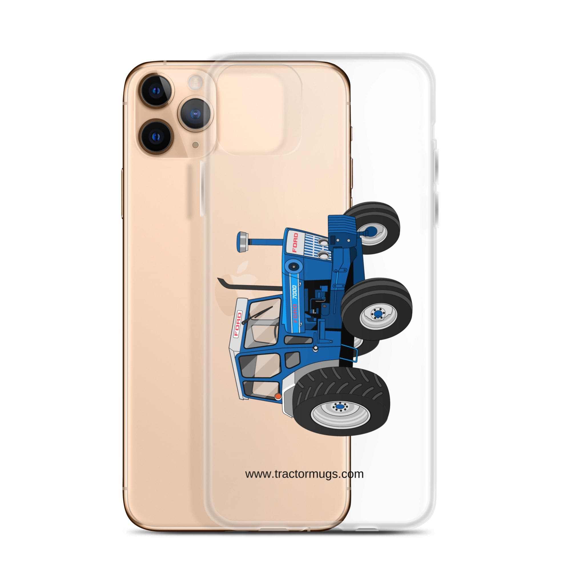 The Tractor Mugs Store Ford 7000  |  Clear Case for iPhone® Quality Farmers Merch