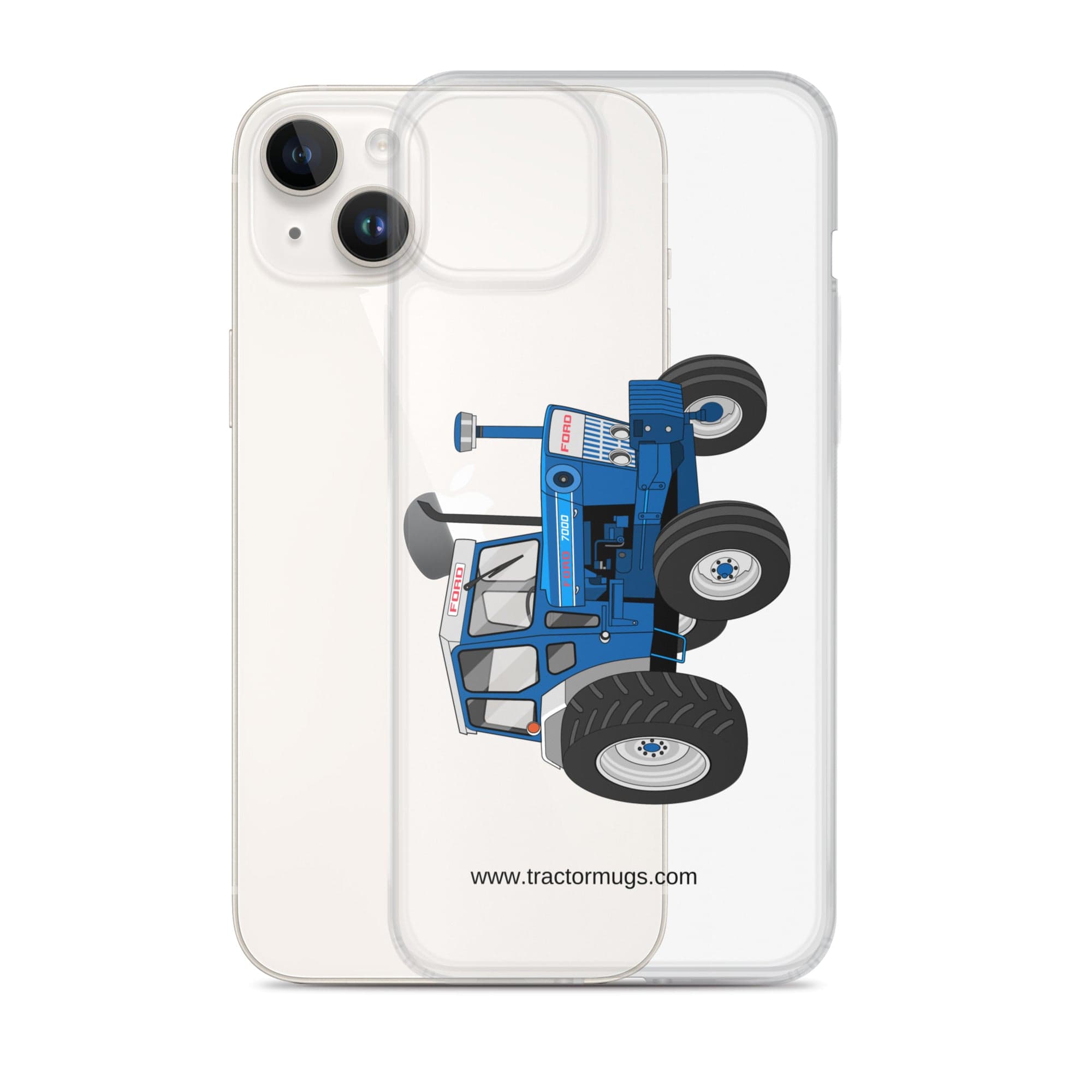 The Tractor Mugs Store Ford 7000  |  Clear Case for iPhone® Quality Farmers Merch